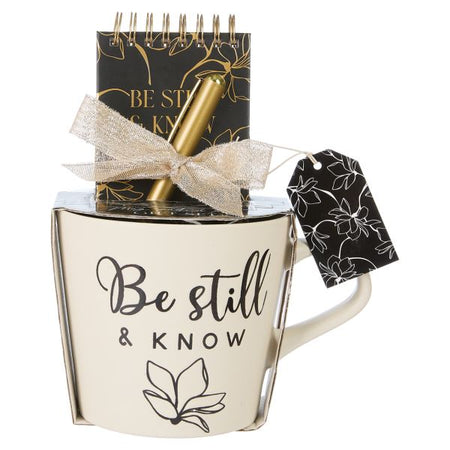 Be Still White Mug Set