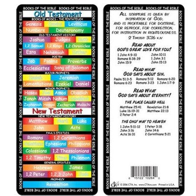 Books of the Bible Bookmark