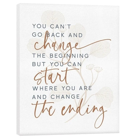 You Can't Go Back And Change Canvas Frame