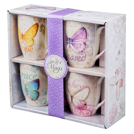 Butterfly Blessing Mug Set