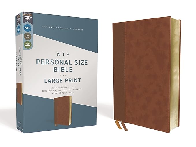 NIV Personal Size Bible Large Print  Red Letter, Comfort Print