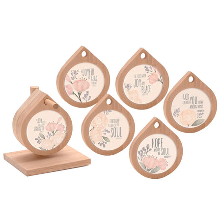 Wooden Coaster 6 Piece Set