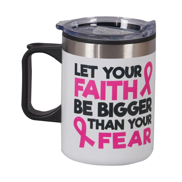 Cancer Awareness Mug Let Your Faith Be Bigger...