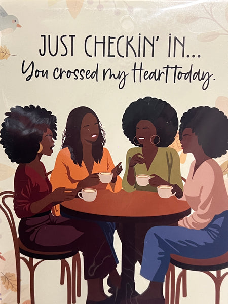 "Just Checkin in..." Get Well Card
