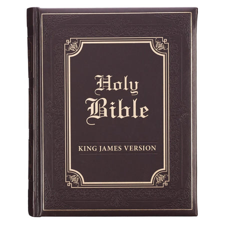KJV Holy Bible Family Edition Faux Leather Padded