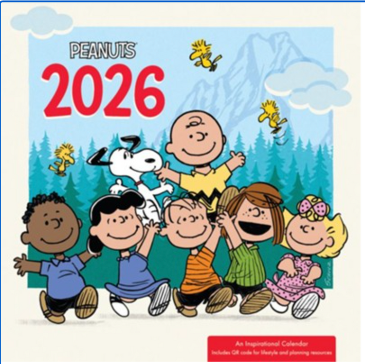 2026 Peanuts Wall Calendar