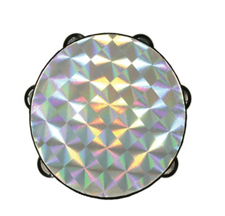 Single Row Silvertone Tambourine, 8