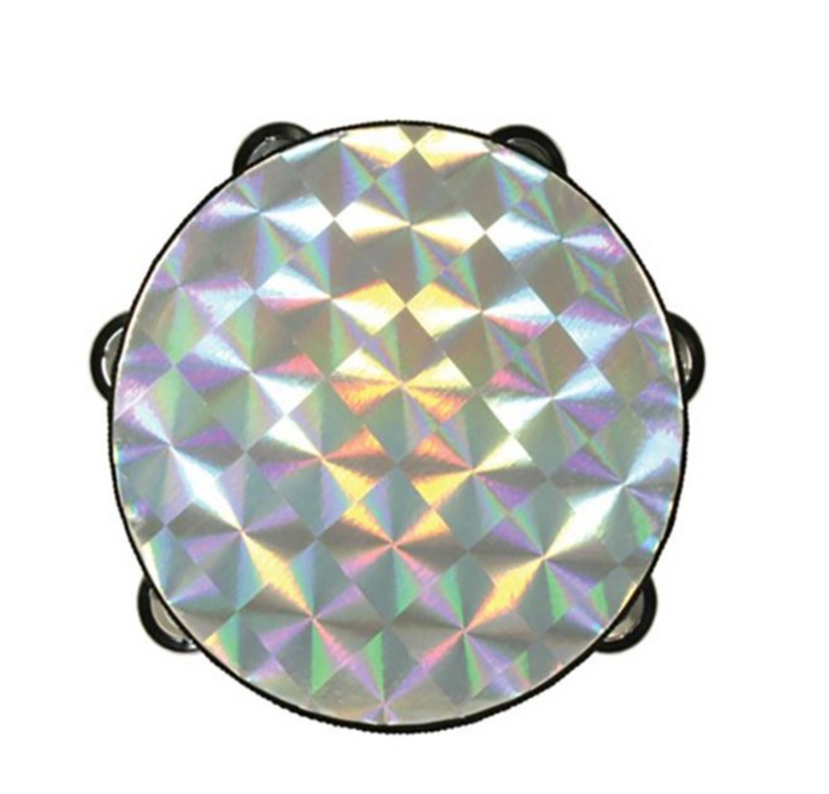 Single Row Silvertone Tambourine, 8