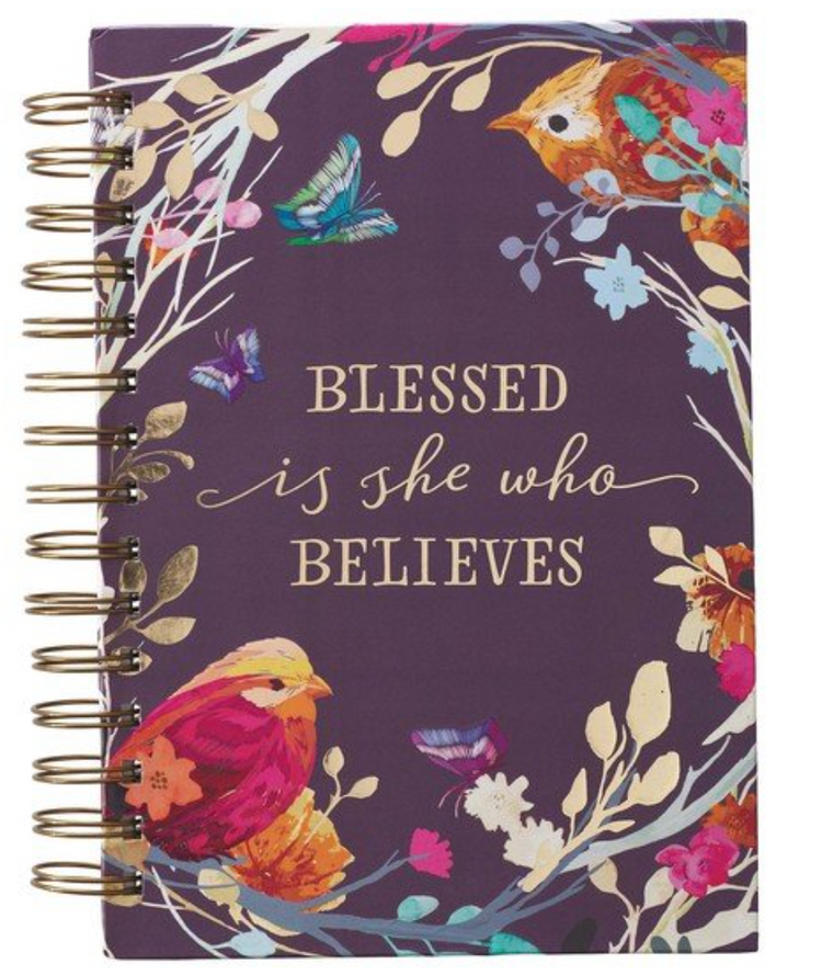 Blessed is She Who Believes, Spiral-bound Journal