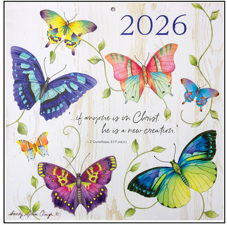 2026 Sandy Clough Wall Calendar