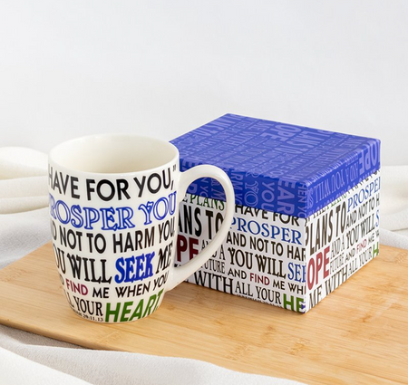 For I Know The Plans Mug with Free Gift Box