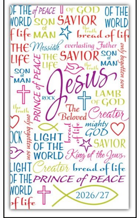 Names of Jesus 2026-2027 Pocket Planner