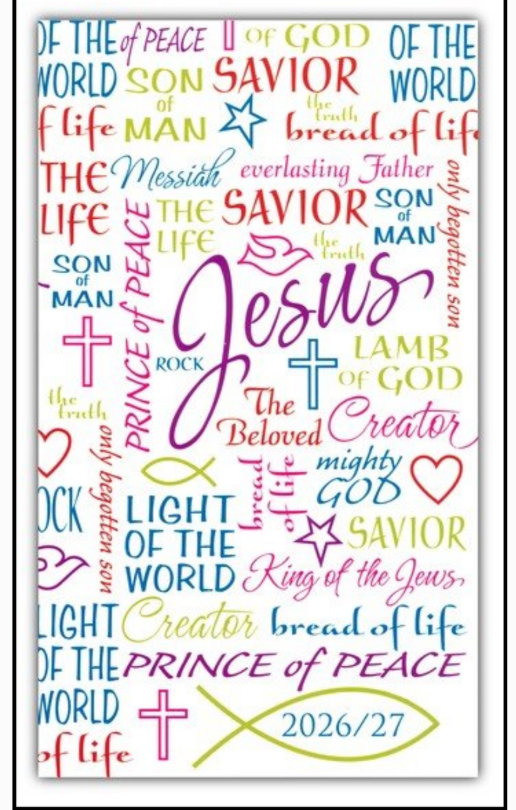 Names of Jesus 2026-2027 Pocket Planner