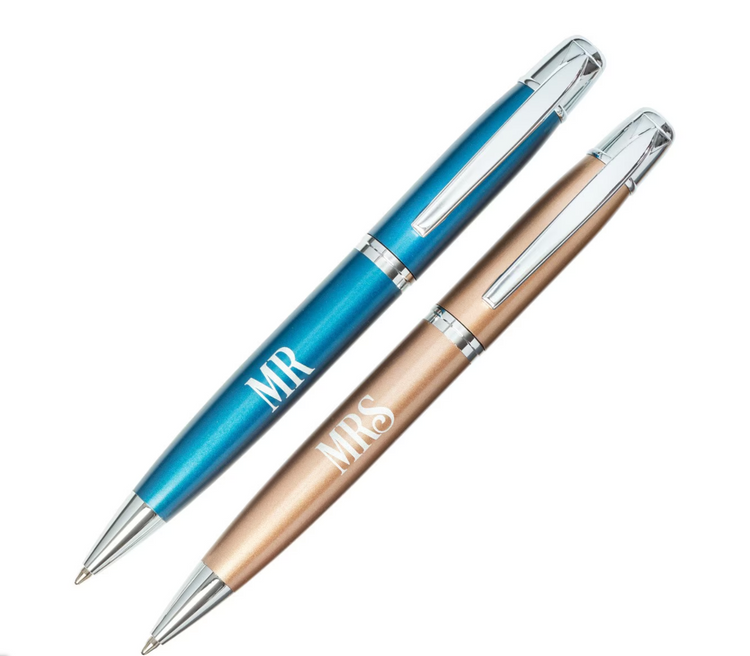 Mr and Mrs Collection set of two Gift Pen Set