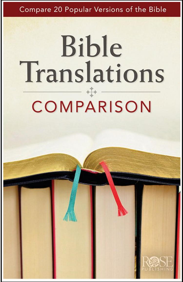 Bible Translations: Comparison Pamphlet
