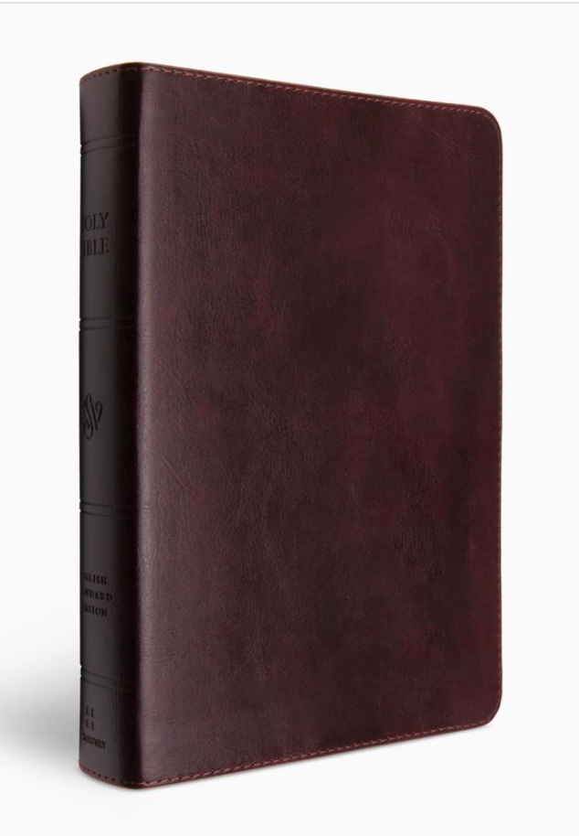 ESV Giant Print Personal Size Bible, Red Letter TruTone®, Mahogany