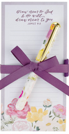 Christian Art Notepad and Pen Set