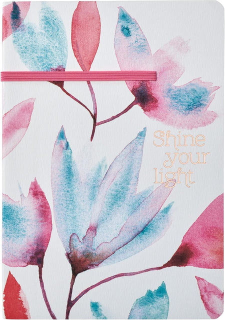 Shine Your Light Pink Petals Journal