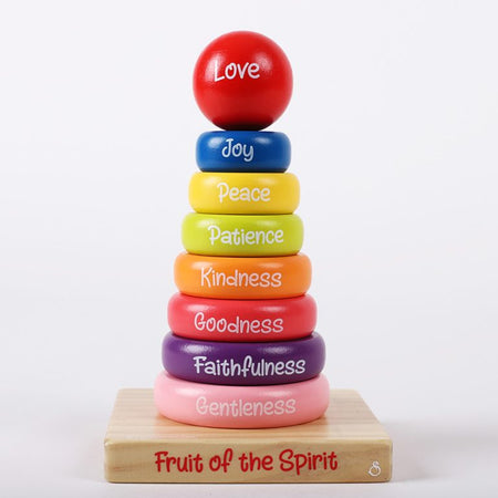 Fruit of the Spirit Stacking Ring Puzzle