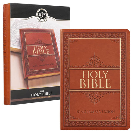 KJV Thinline LP Faux leather Bible W/Thumb Index