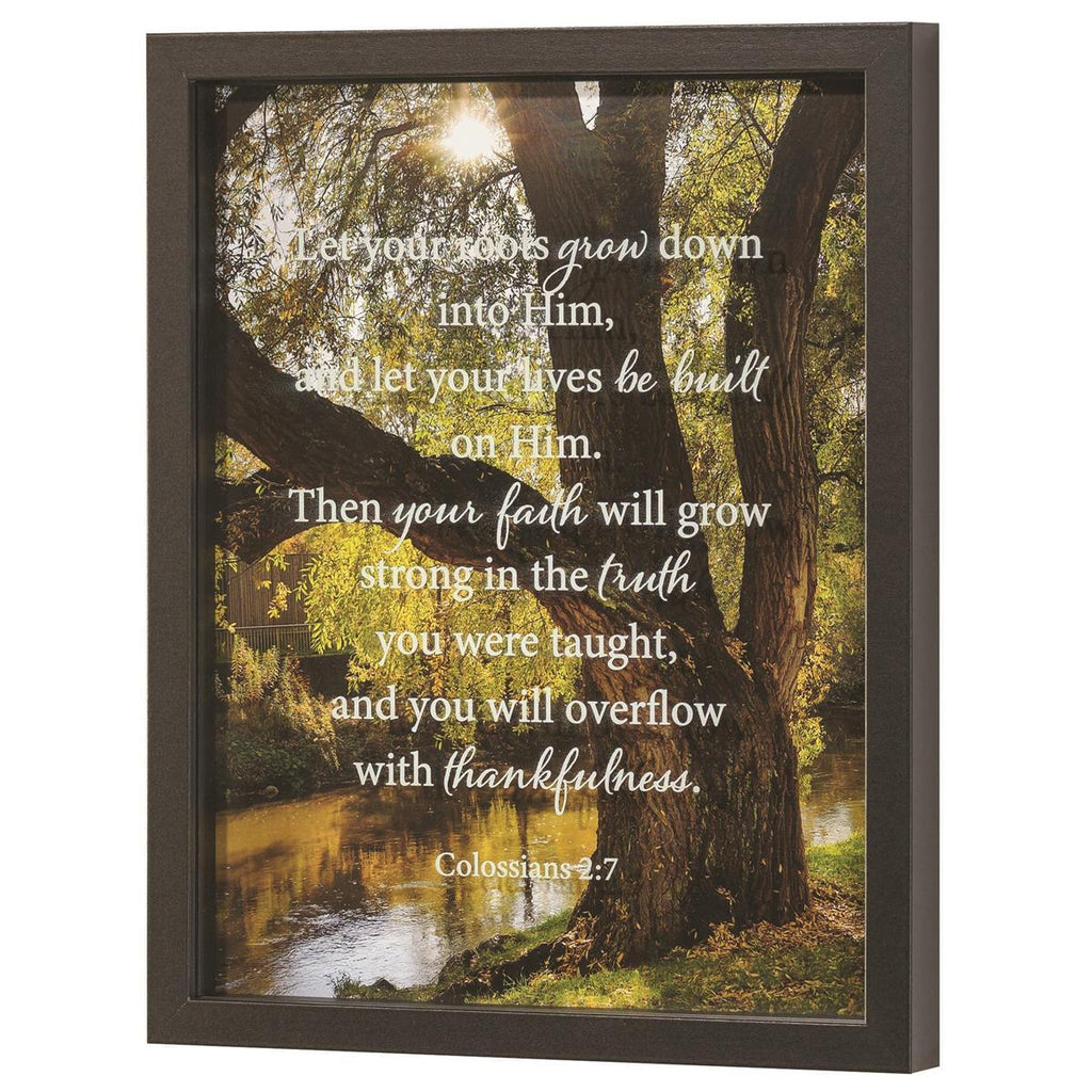 Let Your Roots Wall Framed Art