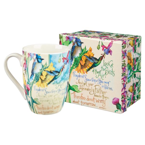 Look at the Birds Scripture Mug