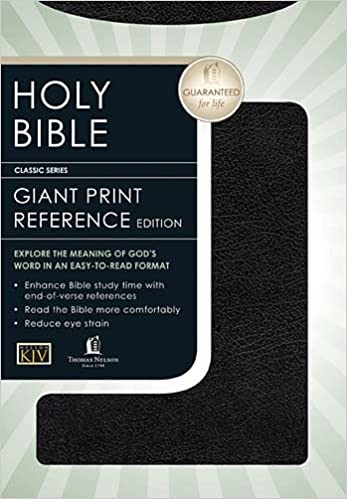 KJV Giant Print Reference BIble  Comfort Print