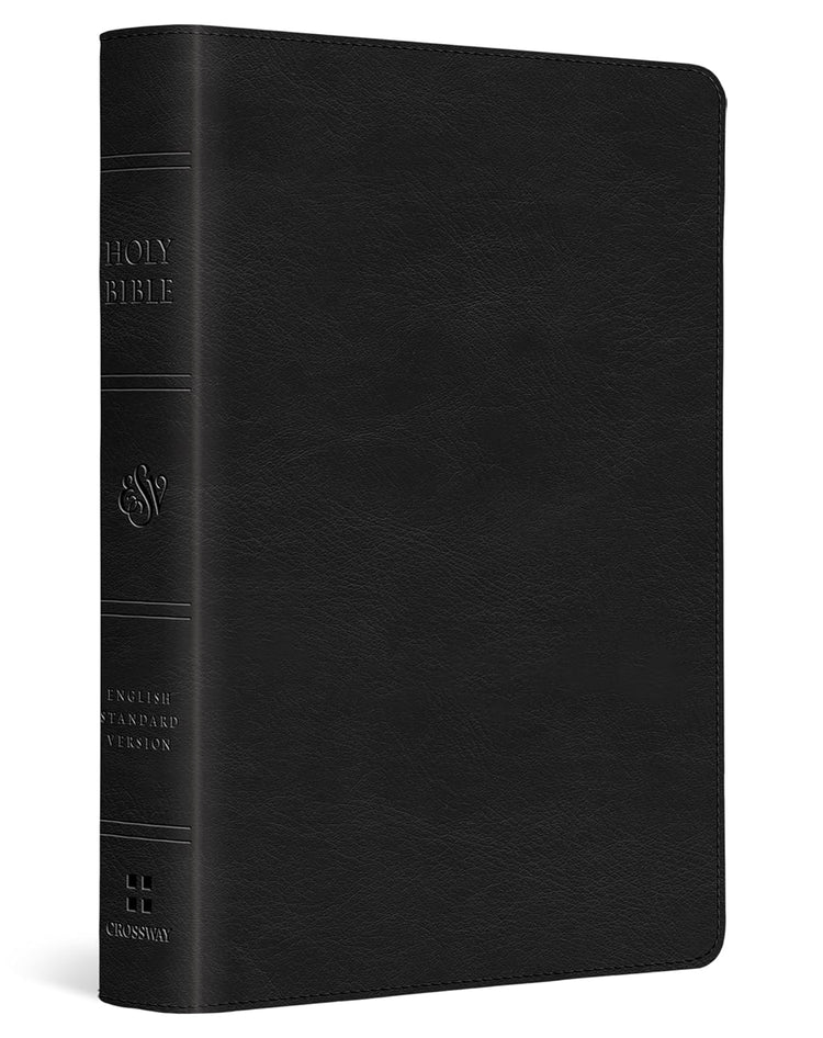 ESV Compact Bible Large Print Black Leatherlike
