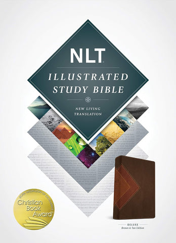 NLT ILLUSTRATED STUDY BIBLE BROWN/TAN LL