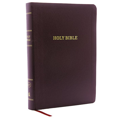 KJV Giant Print out Reference Bible Burgundy Bonded leather