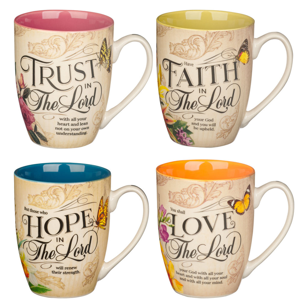 Faith Trust Hope & Love Mug Srt