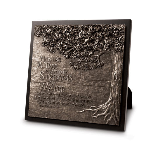 Tree Sculpture Plaque Large