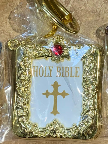 SMALLEST HOLY BIBLE KEY CHAIN