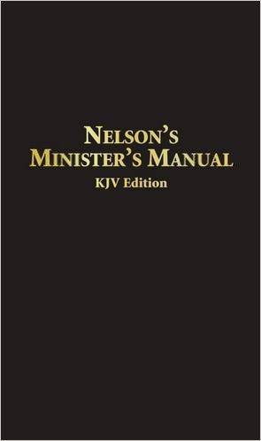 Nelson's Minister's Manual KJV Bonded Leather