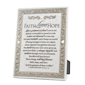 Cast Stone Desktop Plaque Small