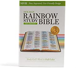 NIV Rainbow Study Bible Hard Cover