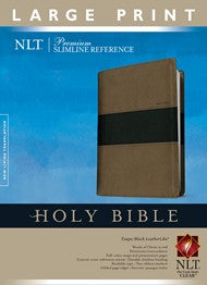 NLT PREMIUM LARGE PRINT SLIMLINE REFERENCE BIBLE LL