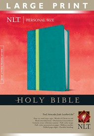 NLT PERSONAL SIZE LARGE PRINT BIBLE TEAL/JADE LL