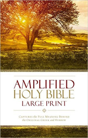 Amplified 2015 Ed Holy Bible Large Print Hard Cover