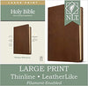 NLT Large Print Reference Thinline Filament Bible