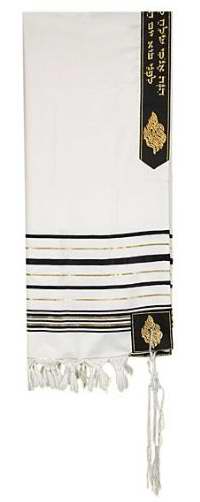 New Covenant Messianic Tallit Prayer Shawl & Tallit Bag 22" X 72"