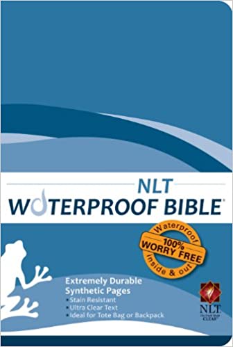 NLT Waterproof Bible Blue