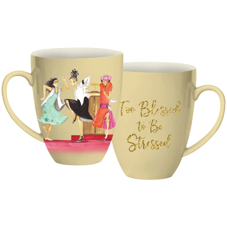 Too Blessed to be Stressed Coffee Mug