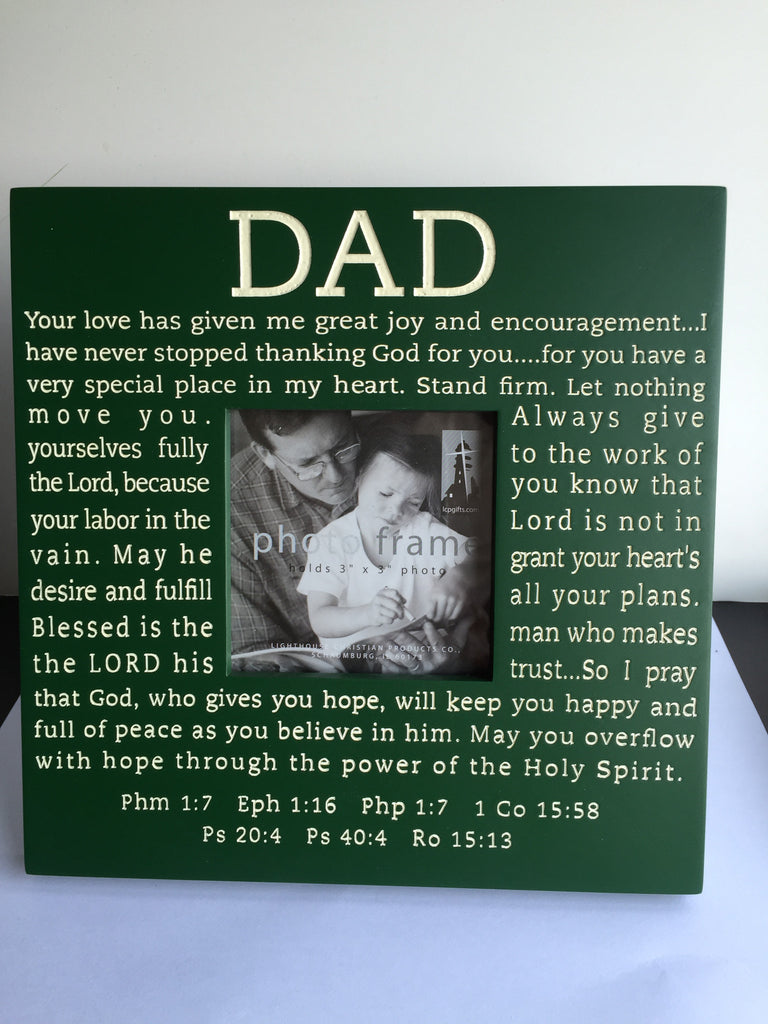 Dad Frame in Green