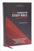 NKJV Foundation Study Bible Large Print Navy Leatherlike
