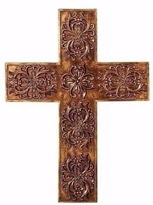 WALL CROSS GOLD-LEAFED  17