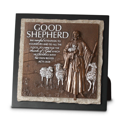 Good Shepherd-Ministry Edition Sculpture Plaque