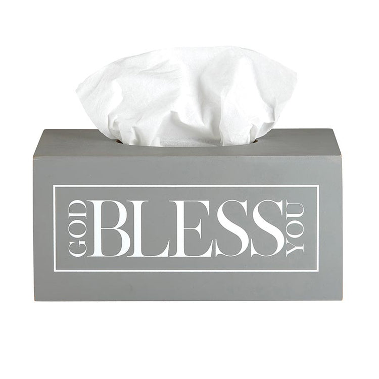 God Bless You Tissue Box Cover