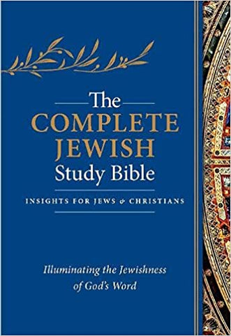 Complete Jewish Study Bible Indexed Blue LL