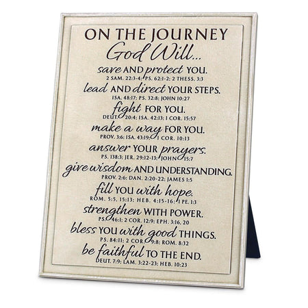 On The Journey Resin Plaque